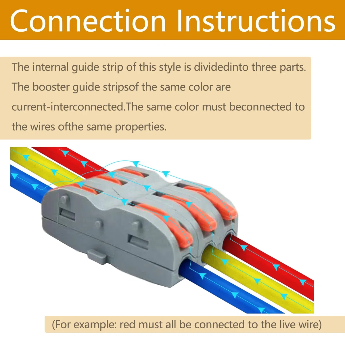 Terminales de Cable Rápido Empalmables CESFONJER 1to1 Empalmables-Conectores Compactos de Tuerca de Palanca para Cableado Seguro 0.1-2.5mm2 / 28-12 AWG 100 piezas
