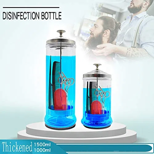 Desinfectante Jar Nail Art Salon Herramientas de Peluquería de Desinfección 1500Ml