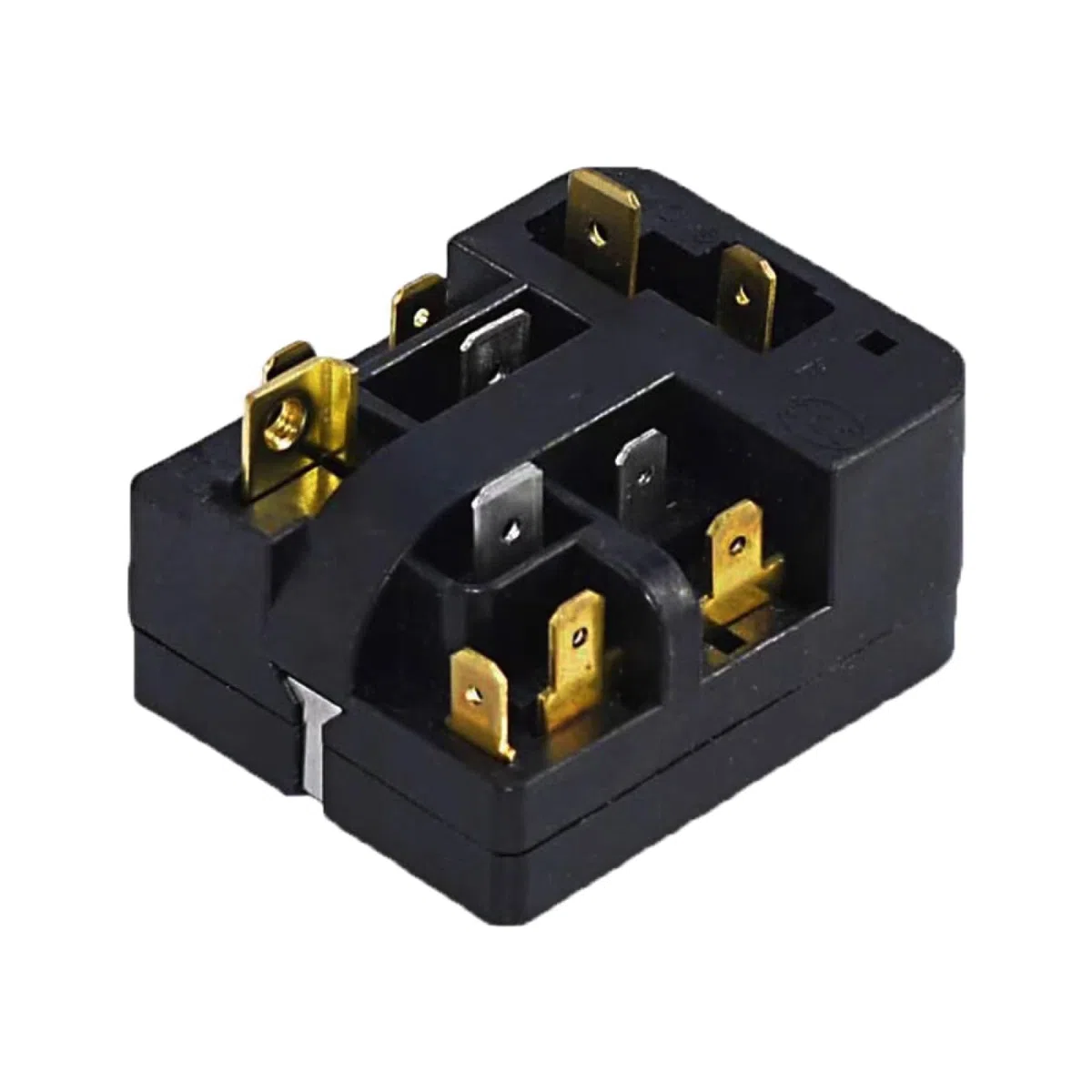 2 relés de arranque PTC para frigorífico, 3 polos, protección térmica contra sobrecarga