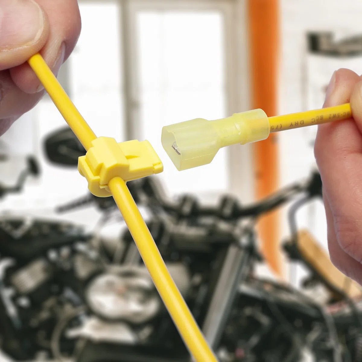Wirefy 120 Piezas Terminales Eléctricas T Tap - Desconexión Rápida de Connectores Aislados para Automoción - 4-6 mm²
