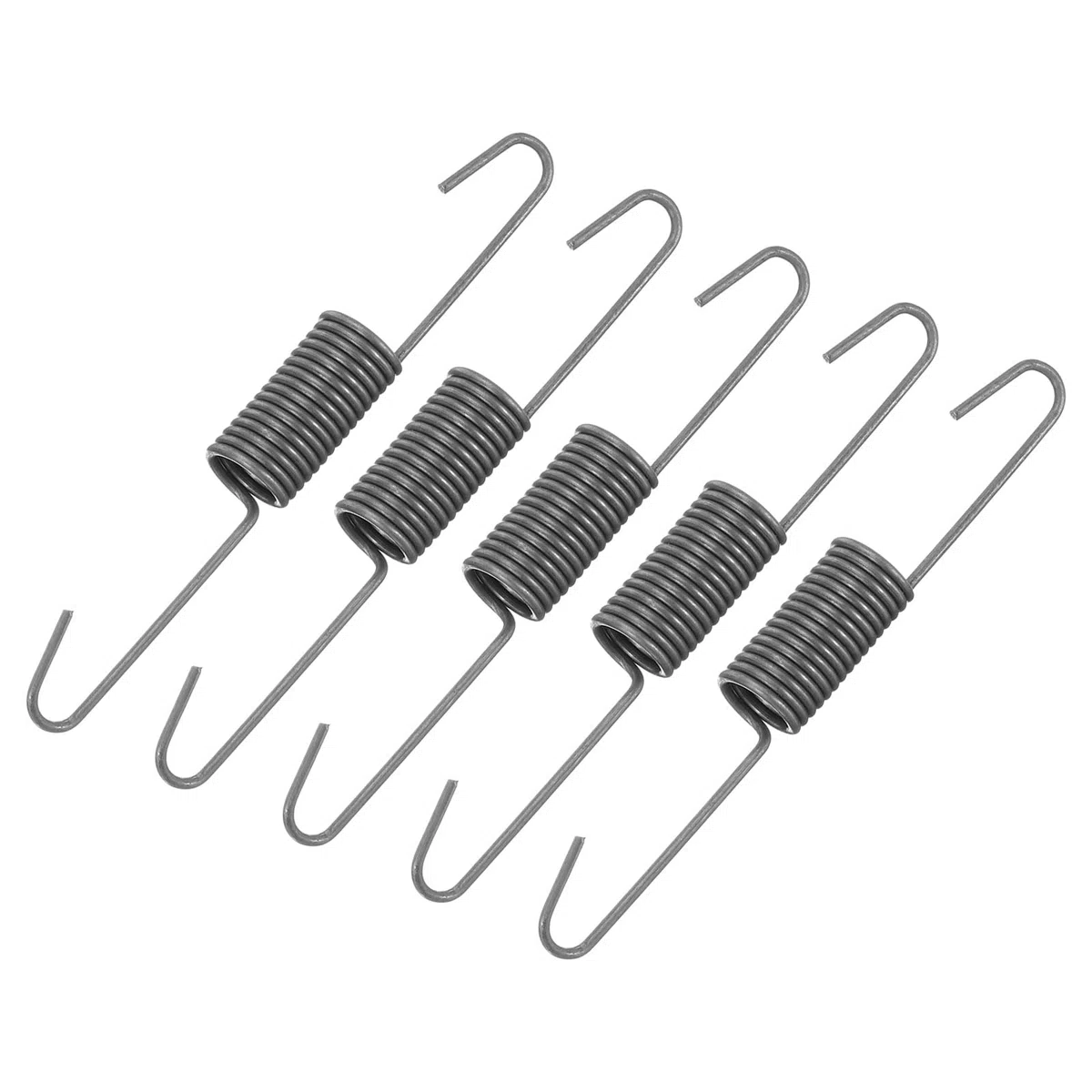 QUARKZMAN 50uds Reclinable Tensión Resorte, 4 Pulgada Metal Doble Gancho Reemplazo Sofá Mecanismo Tensión Resortes - Largo Gancho