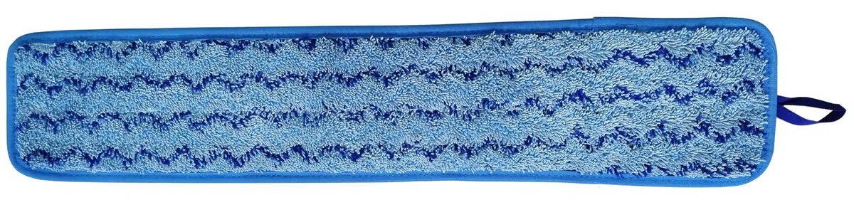 Clim Profesional Recambio para Mopa de Microfibra Wet&Dry 12x40cm para Limpieza con Ajuste de Velcro. Resistente e Ideal para Todo Tipo de Superficies