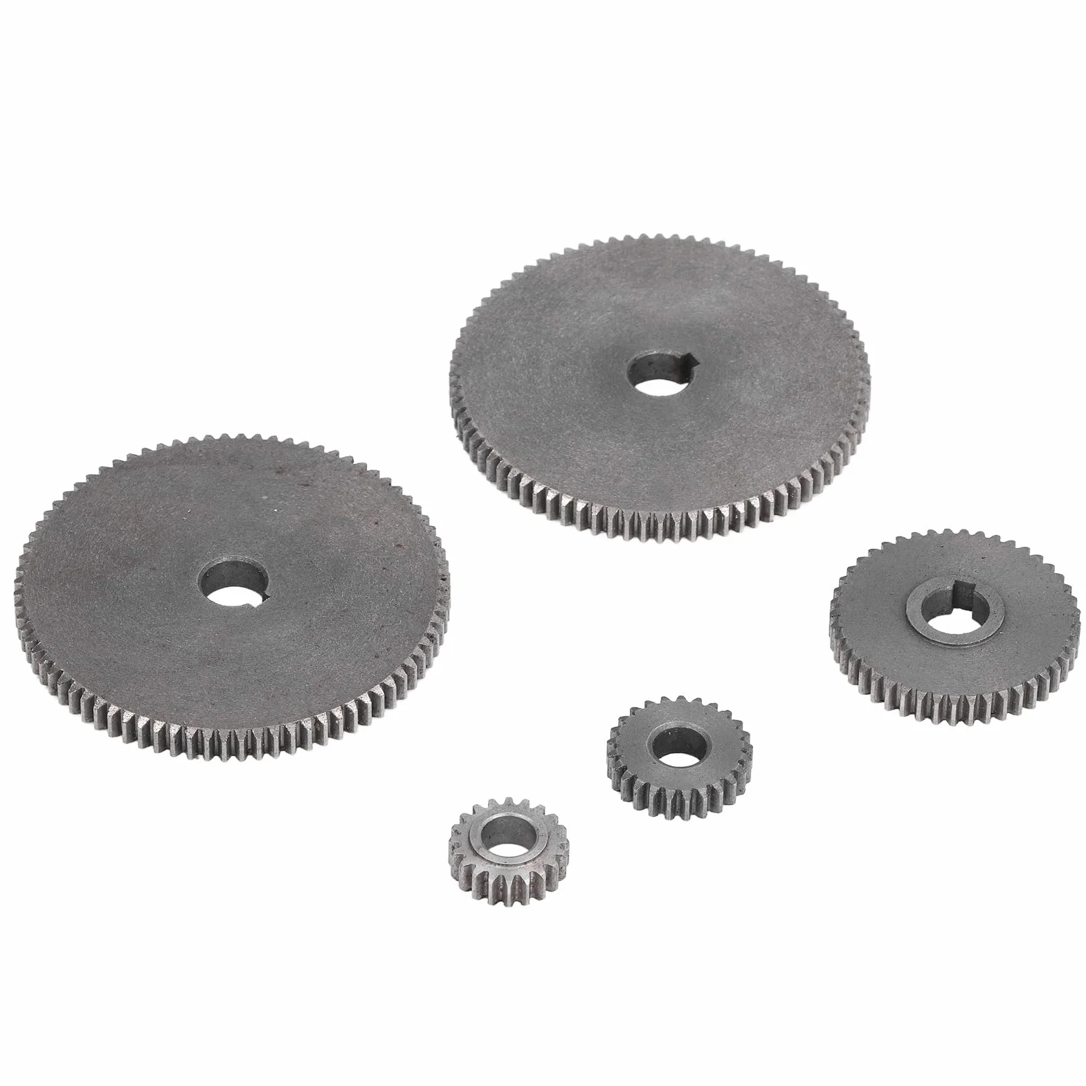 Engranaje de Torno, 5 Piezas de Engranajes de Micro Torno T80 T45 T25 T20 Kit de Repuesto para Micro Tornos y Máquinas Cortadoras de Metal, Engranajes, Engranajes de Torno