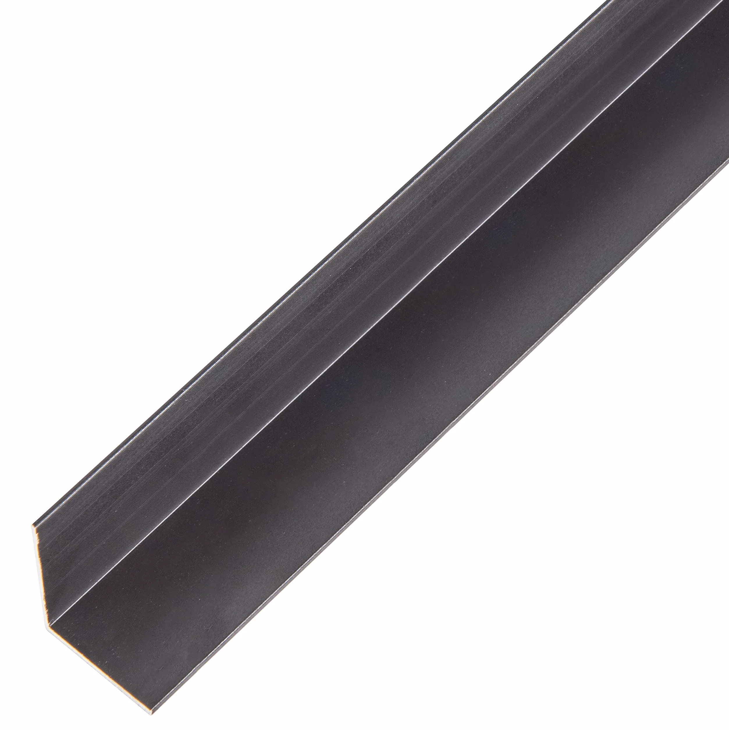 Alberts 489342 Perfil angular, Aluminio, anodizado negro, 2000 x 20 x 20 mm