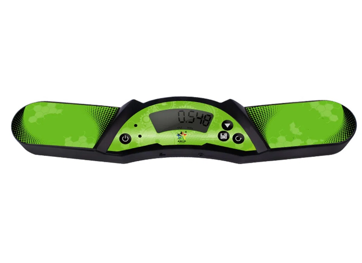 Temporizador de Velocidad para Cubo - Control Táctil, Pantalla Profesional, Cálculo Automático para Competición, Cumpleaños, Navidad (Negro)