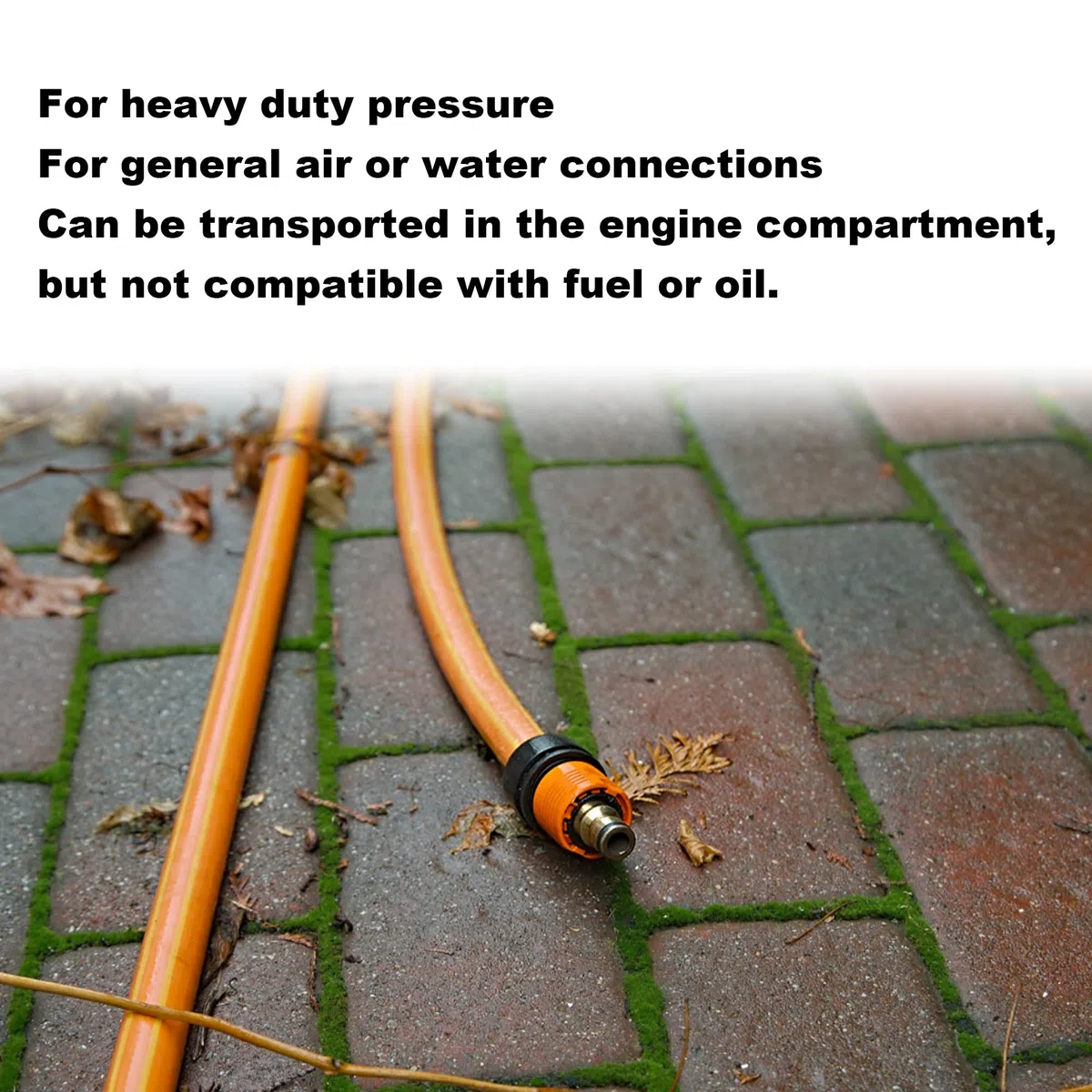 Tubo de silicona de 10 mm de diámetro interior x 14 mm de diámetro exterior de 3 m, tubo de silicona flexible para bomba de aire de agua (naranja)