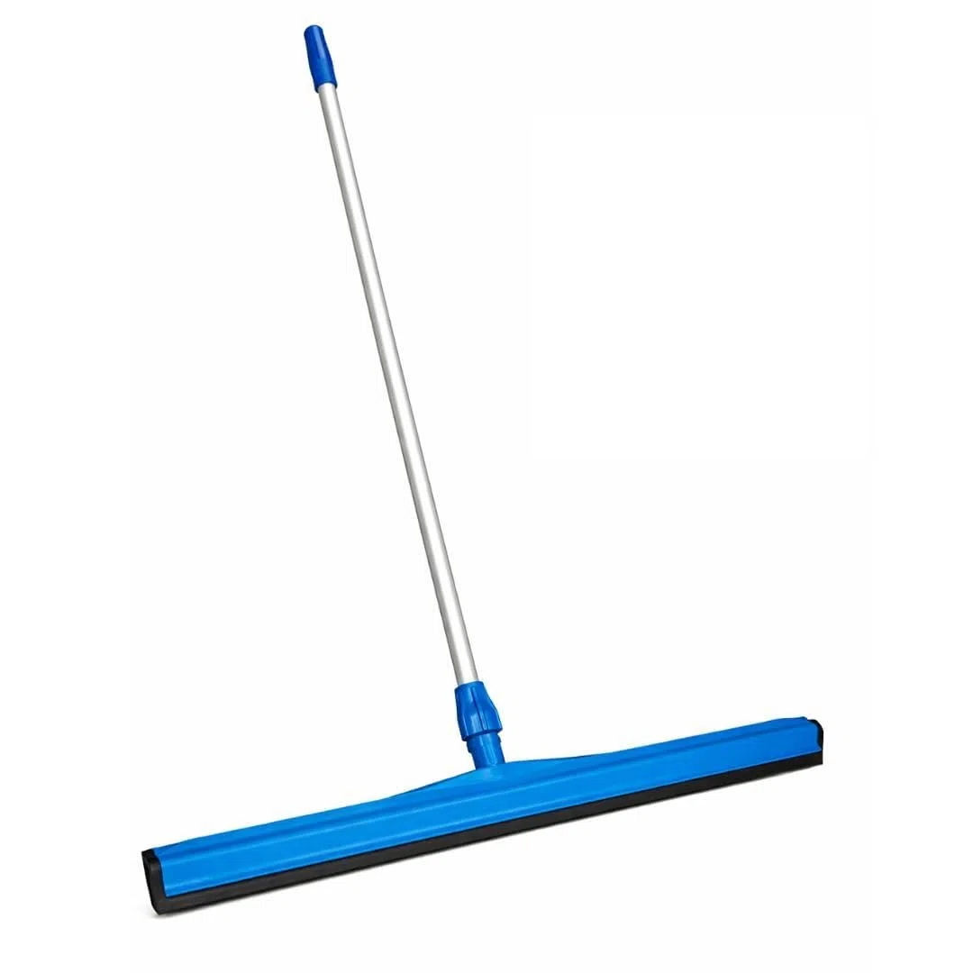 Haragán 45 cm Profesional con Mango de Aluminio 140 cm - Ideal para Limpieza de Suelos de Doble Labio Negro.