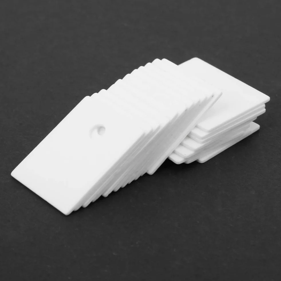 Fafeicy Lámina Aislante de Cerámica de Alúmina para Transistor TO-247, 100 Piezas, 17 x 22 x 1 mm, Almohadilla de Enfriamiento MOS IGBT