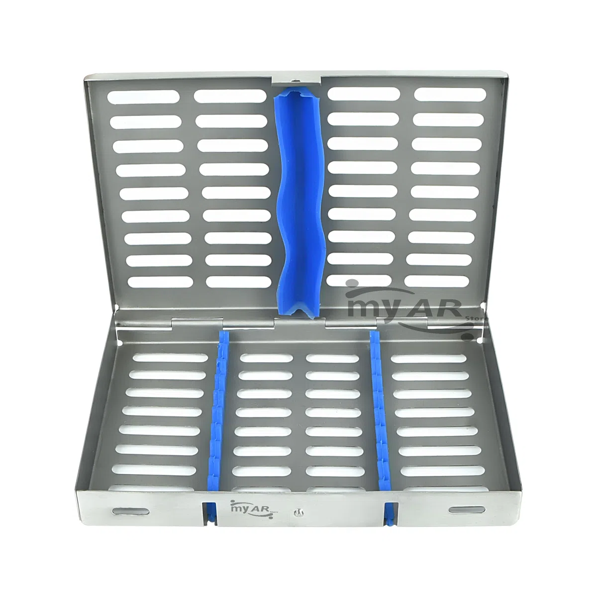 Bandeja de casete de esterilización, autoclave de diseño premium para dental, organizador de instrumentos para 5, 7, 10, 15 y 20 piezas (10 unidades de casete de sujeción)