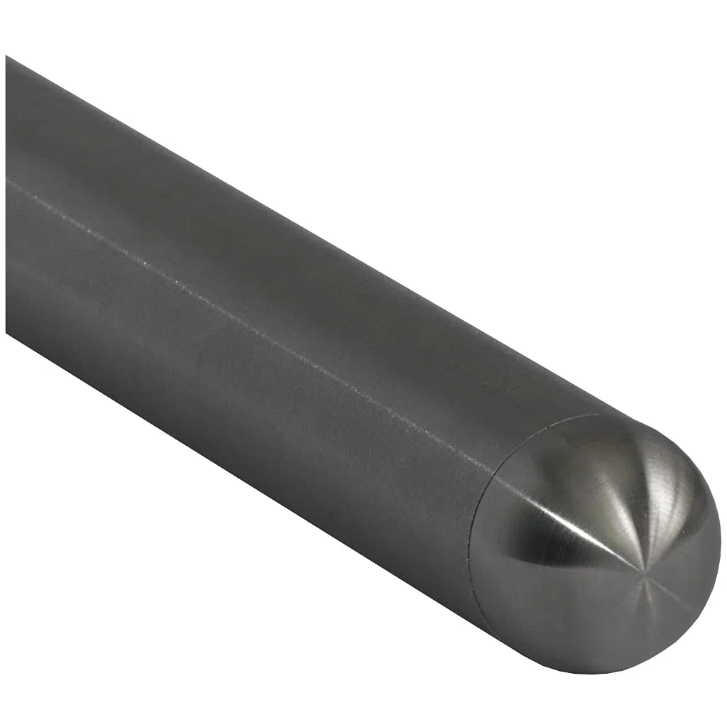 TIBU Tapa final de acero inoxidable V2A para tubo de 20 x 2 mm de diámetro semicircular (10 unidades) tapas de acero inoxidable tapones de tubo de cierre