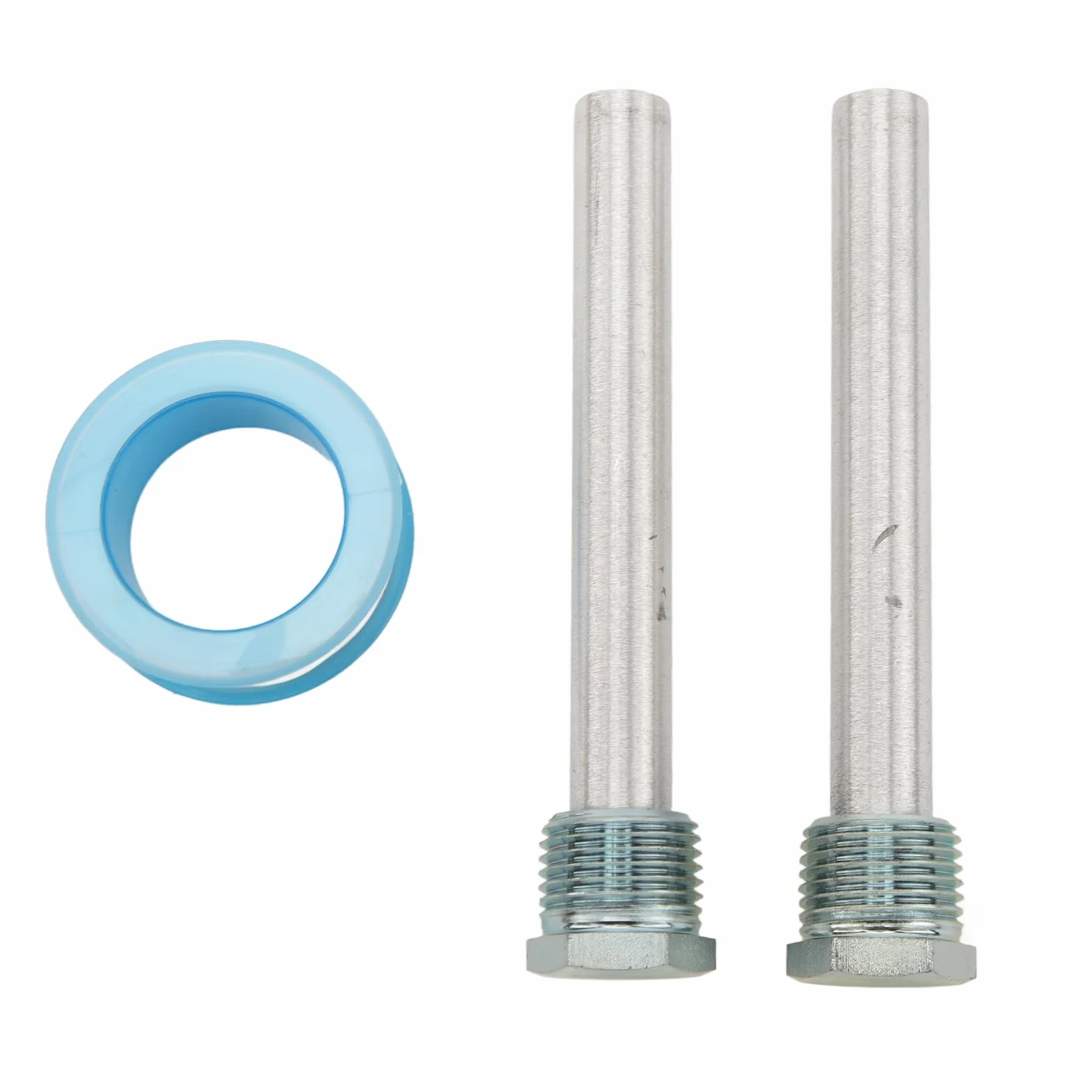 Varilla de ánodo Resistente y Confiable, Rosca NPT de 1/2 Pulgadas, Tapa de Zinc Azul, Varilla de ánodo de Magnesio para Calentadores de Agua Calientes RV, 2 uds.
