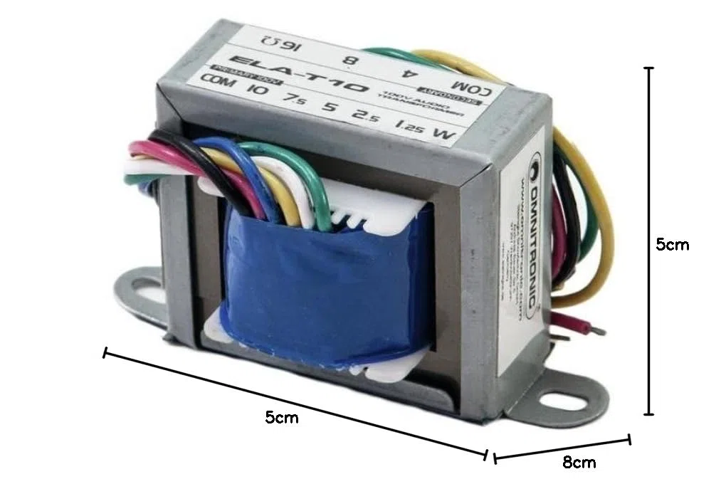 OMNITRONIC ELA-T10 Transformador 10 W | Transformador de Audio de 100 V