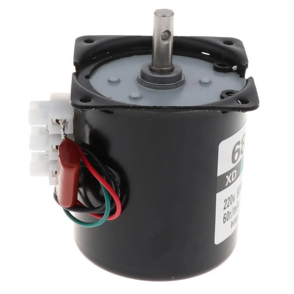Motor síncrono de imán Permanente Micro eficiente de Baja Velocidad 220V 28W CWCCW, 60 RPM, 1 Pc