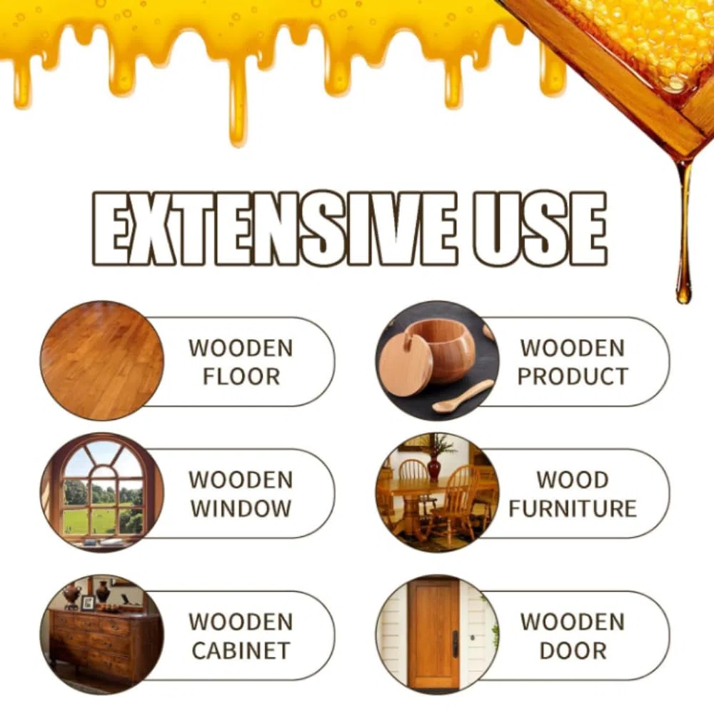 Beeswax Spray, Limpiador En Aerosol De Cera De Abejas, Spray Abrillantador De Madera Con Cera De Abeja, Spray Beeswax for Wood, Bees Wax Furniture Polish and Cleaner, Beeswaxs Essential Oil Wax (1PC)