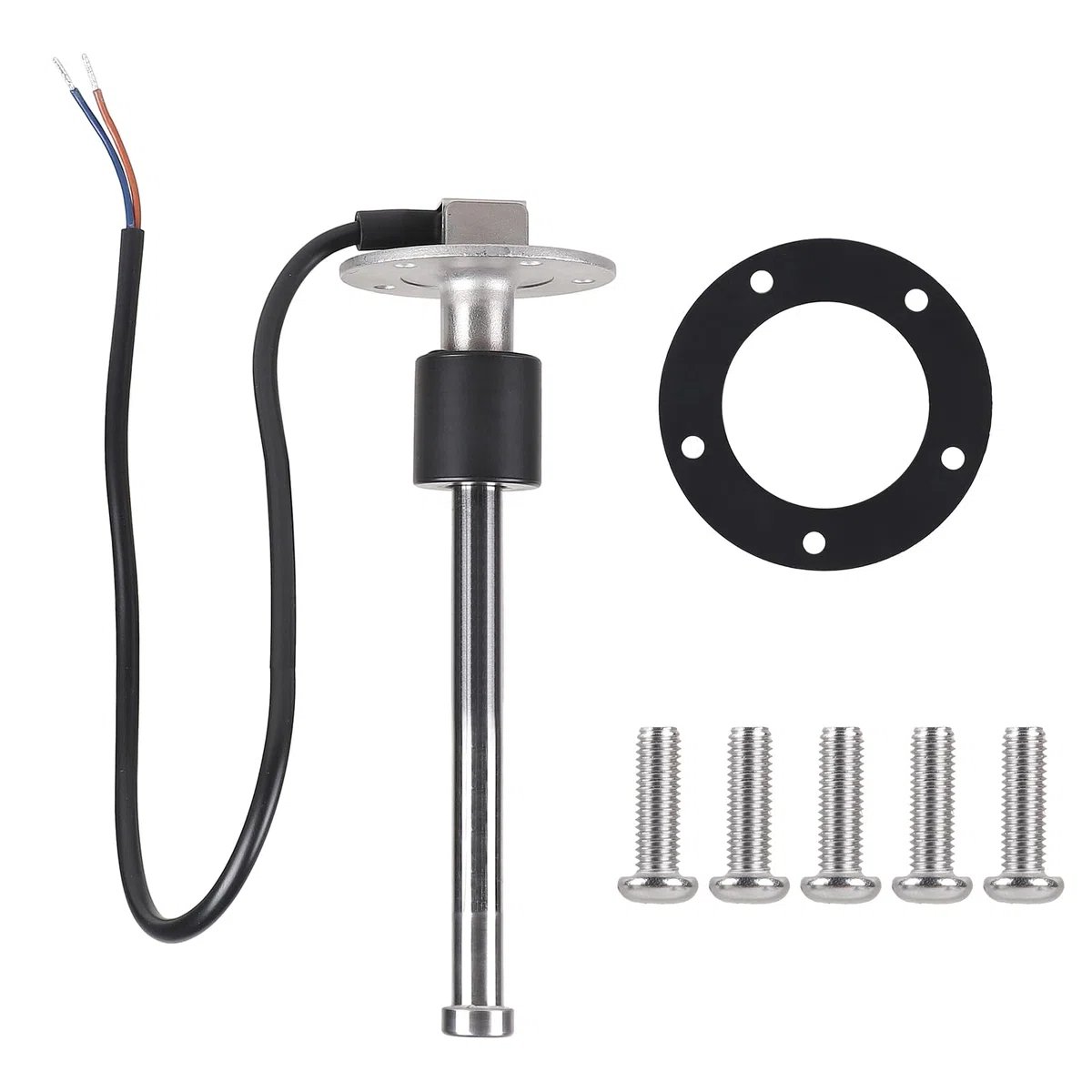 CPROSP Sensor de Nivel de Combustible 200mm, 0-190 ohmios Sensores de Nivel de Agua de Combustible, para Coche, Barco, Caravana, yates