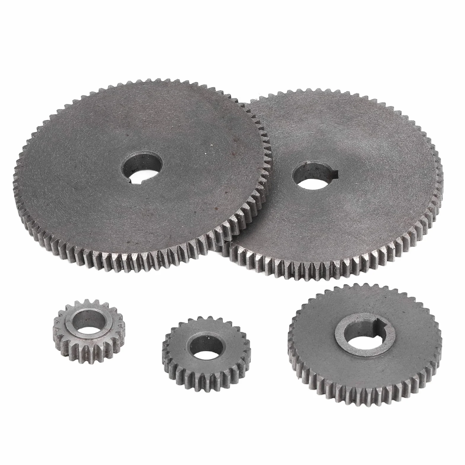 Engranaje de Torno, 5 Piezas de Engranajes de Micro Torno T80 T45 T25 T20 Kit de Repuesto para Micro Tornos y Máquinas Cortadoras de Metal, Engranajes, Engranajes de Torno
