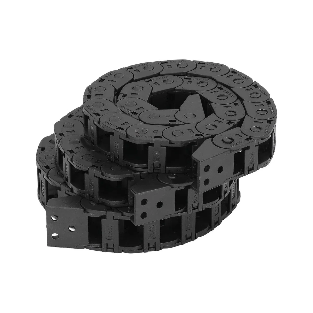 Cadena Portadora de Cables, Cadenas de Arrastre de Nailon Resistentes a Altas Temperaturas, Estrechas en el Exterior, Anchos en el Interior para la Impresora 3D 2.4