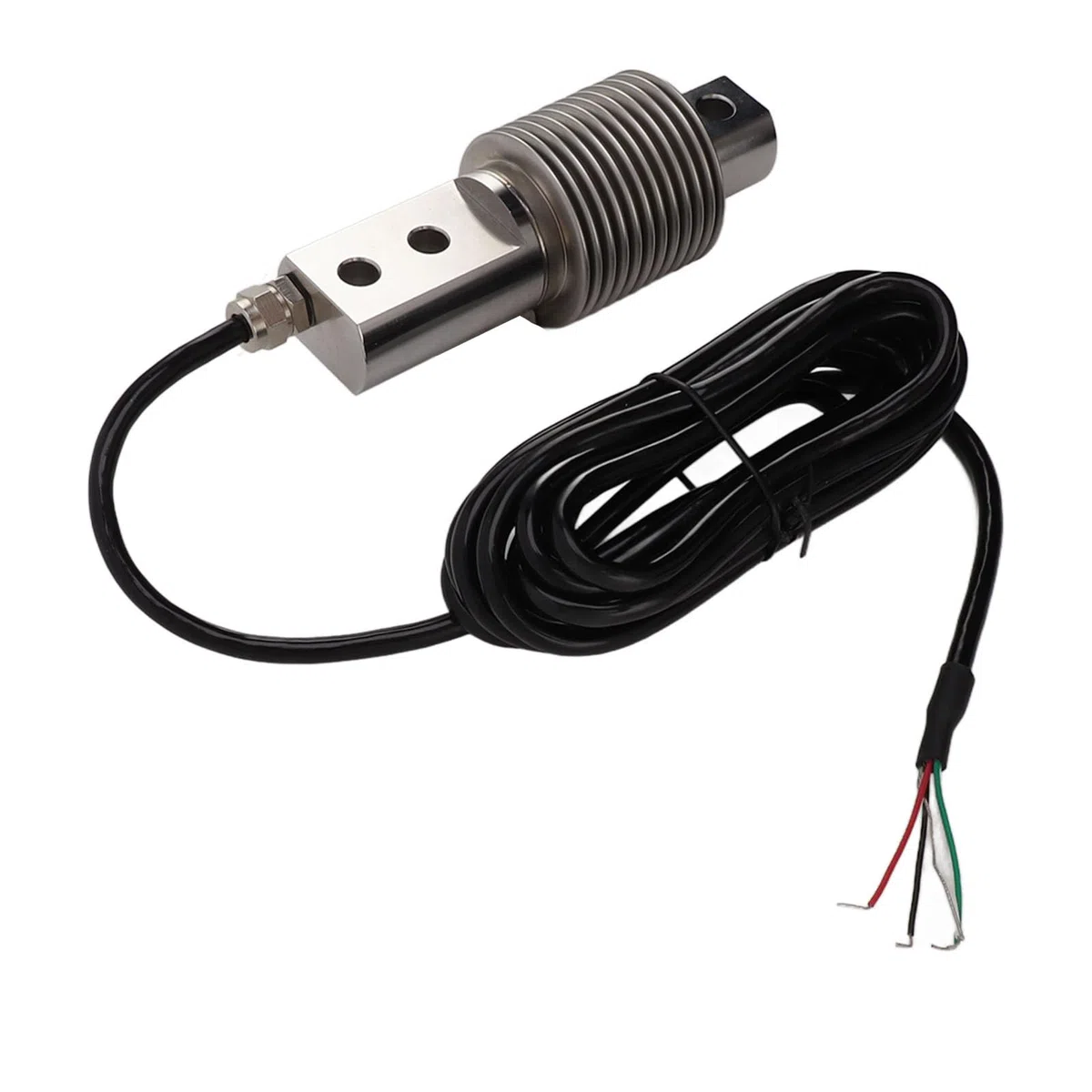FTVOGUE Célula de Carga de Fuelle, Sensor de Pesaje de Acero Inoxidable, Capacidad de 0-100 Kg, Alta Sensibilidad y Respuesta de 10 KHz para Sistemas de Pesaje