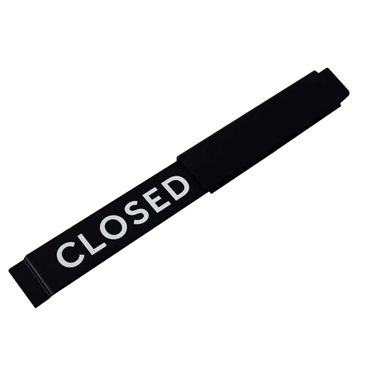 Señal de apertura cerrada | Indicador de puerta deslizante con texto de color - Pantalla de texto transparente Indicador de puerta deslizante de texto de color para ventana de tienda de negocios
