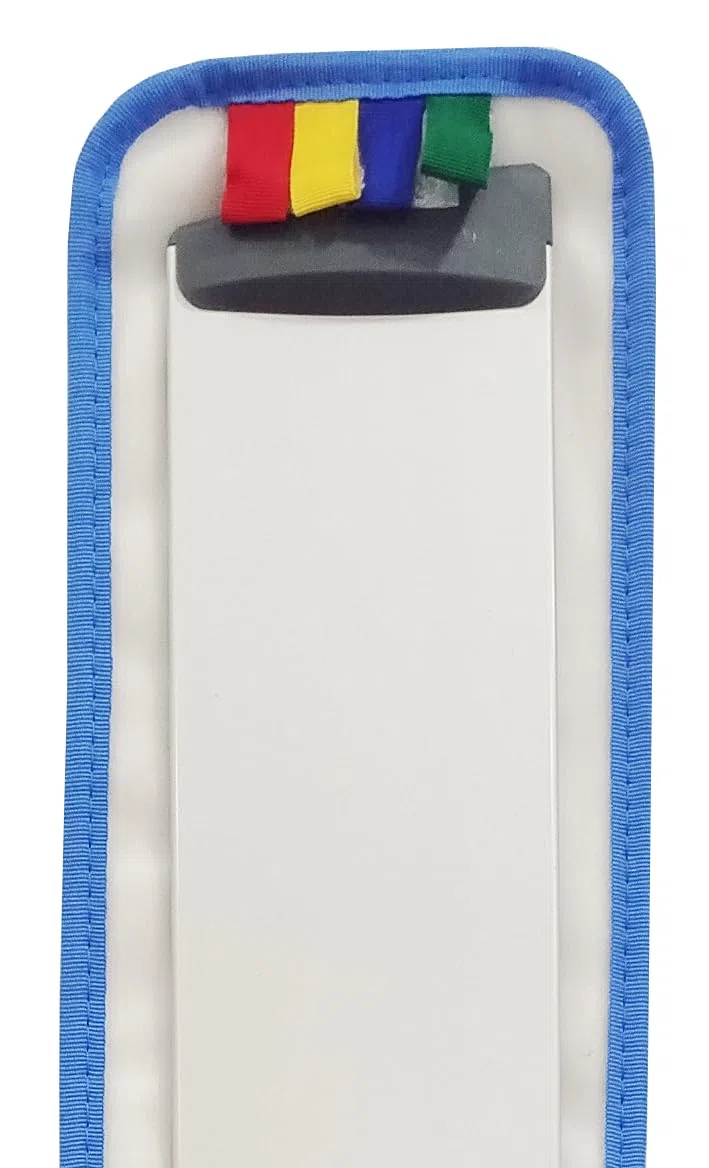 Clim Profesional Recambio para Mopa de Microfibra Wet&Dry 12x40cm para Limpieza con Ajuste de Velcro. Resistente e Ideal para Todo Tipo de Superficies