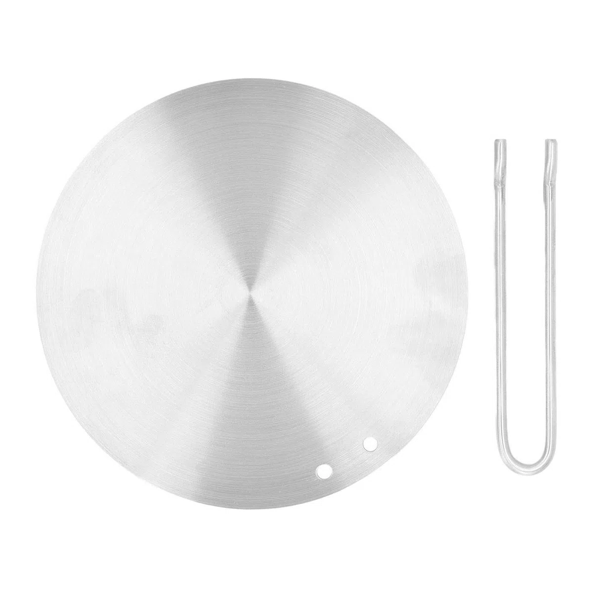 Changor Adaptador Inducción, 18 cm Disco convertidor de Placa de inducción para Placa de difusión de Calor con Mango extraíble