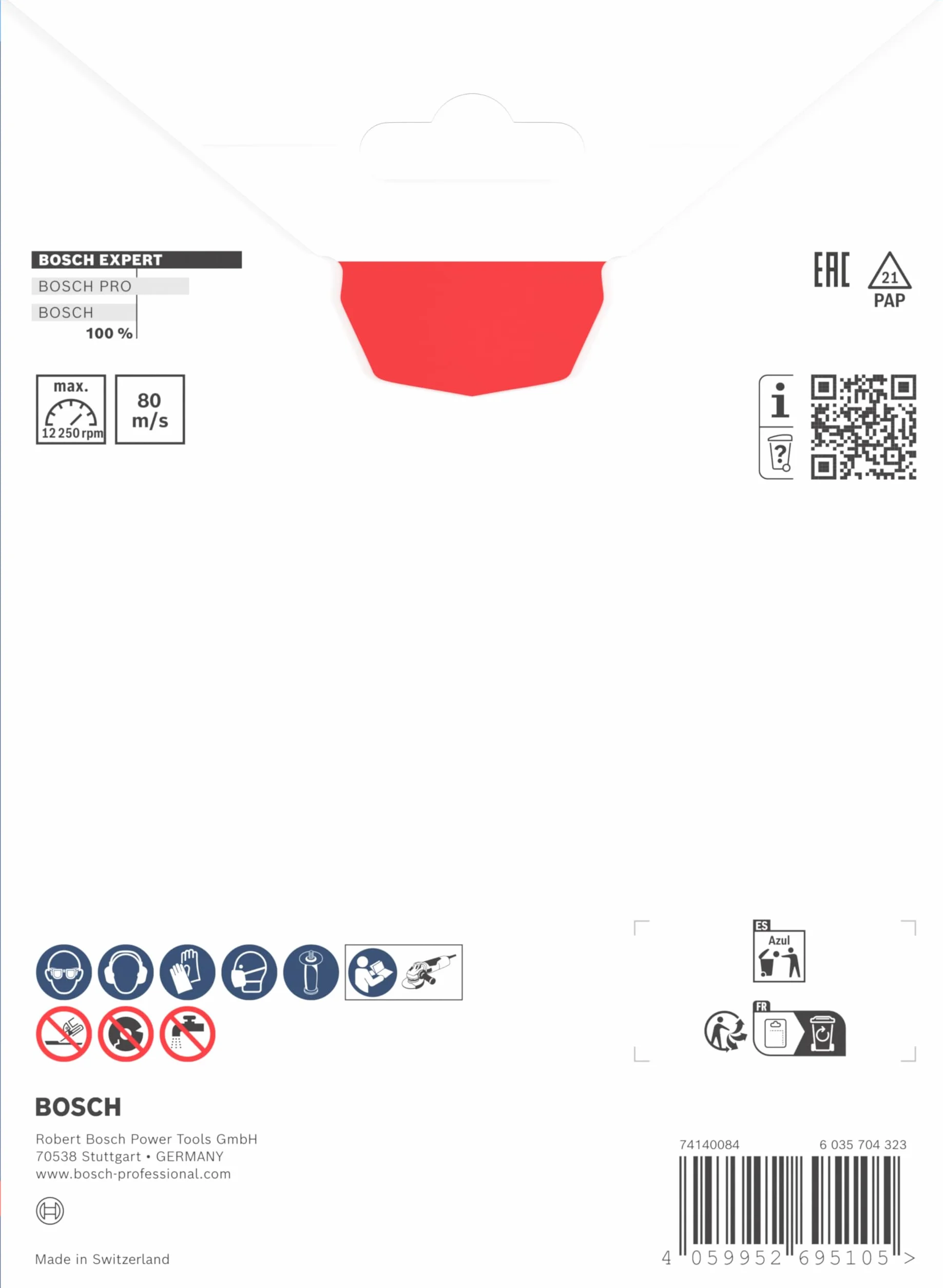 Bosch 1x Disco de corte EXPERT Carbide Multi Wheel, X-Lock (para Madera dura, Madera con clavos, Ø 125 mm, Professional Accesorios Amoladora pequeña)