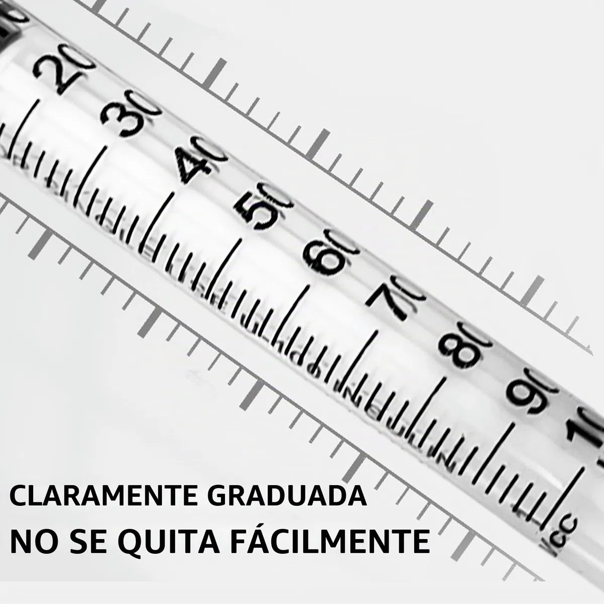 Paquete de 50 jeringas de plástico de 1 ml con 31G 0.3x13mm, herramientas de medición de usos múltiples, accesorios de laboratorio, embalaje sellado individualmente (50 PIEZAS)