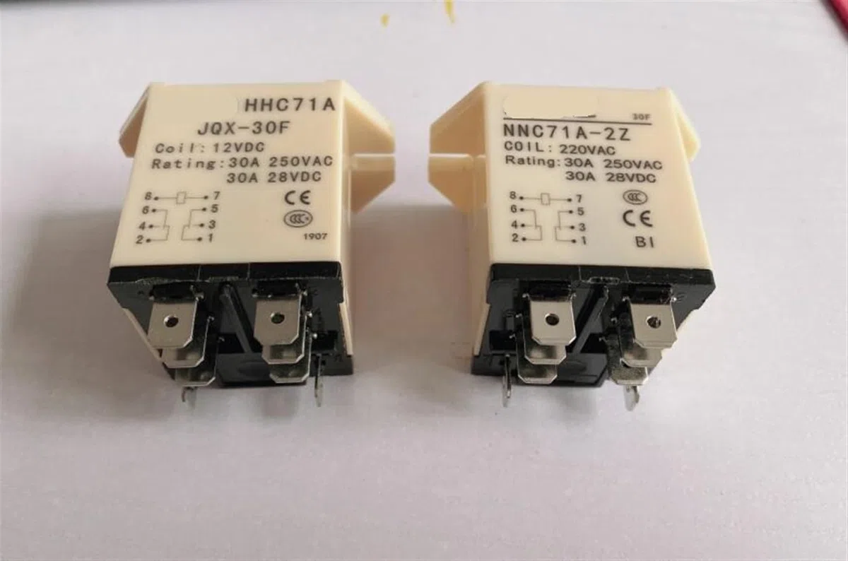 Relé NNC71A-2Z / JQX-30F 2Z 30A Relé de potencia 8 pines DC12V DC24V AC110V AC220V 1 pieza(AC220V)