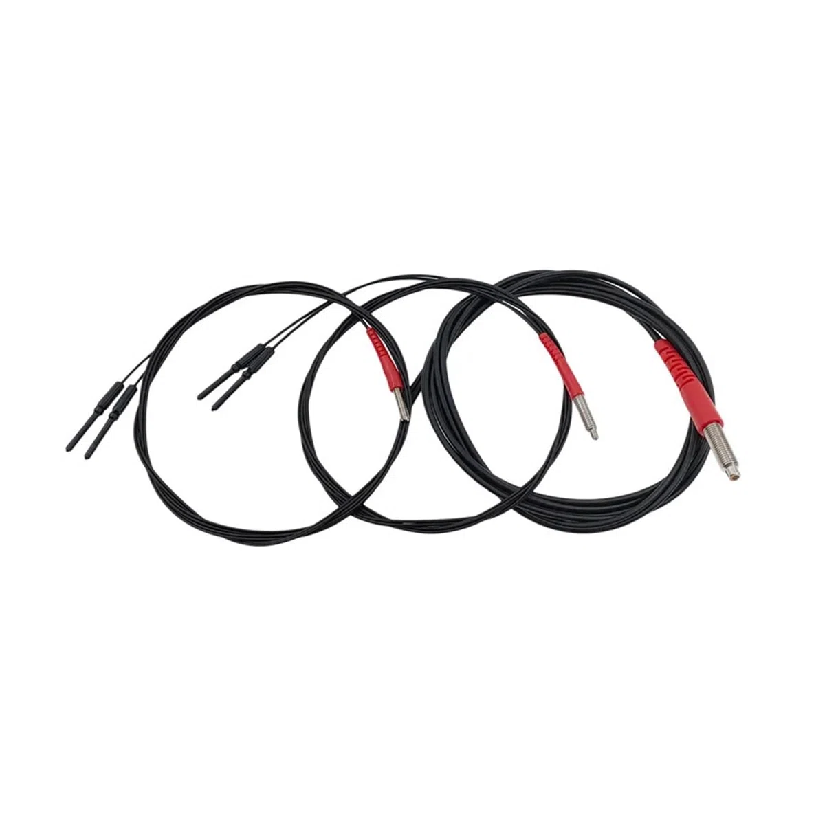 Sensor de reflexión de Fibra óptica de 1m M3 M4 M6 Interruptor de Sensor de Haz de Fibra óptica FRS-310 FRS-410 FRS-610 (Color : FT-410-TZ)