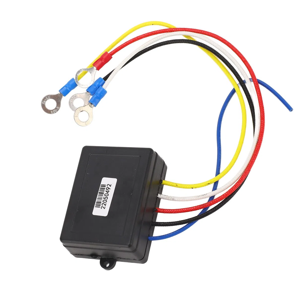 Keenso de Control Remoto de Cabrestante Inalámbrico de 12 V, Auriculares Duales con Función de Entrada y Salida de Energía para Cabrestantes de Camión ATV SUV de 17000 LB