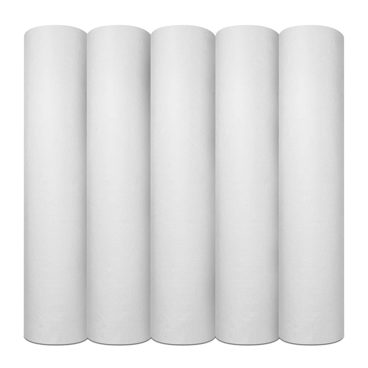 Rollos Papel Camilla 75 metros Sin Precorte | Rollo de Camilla Ecológico Acabado Gofrado (5 Rollos)