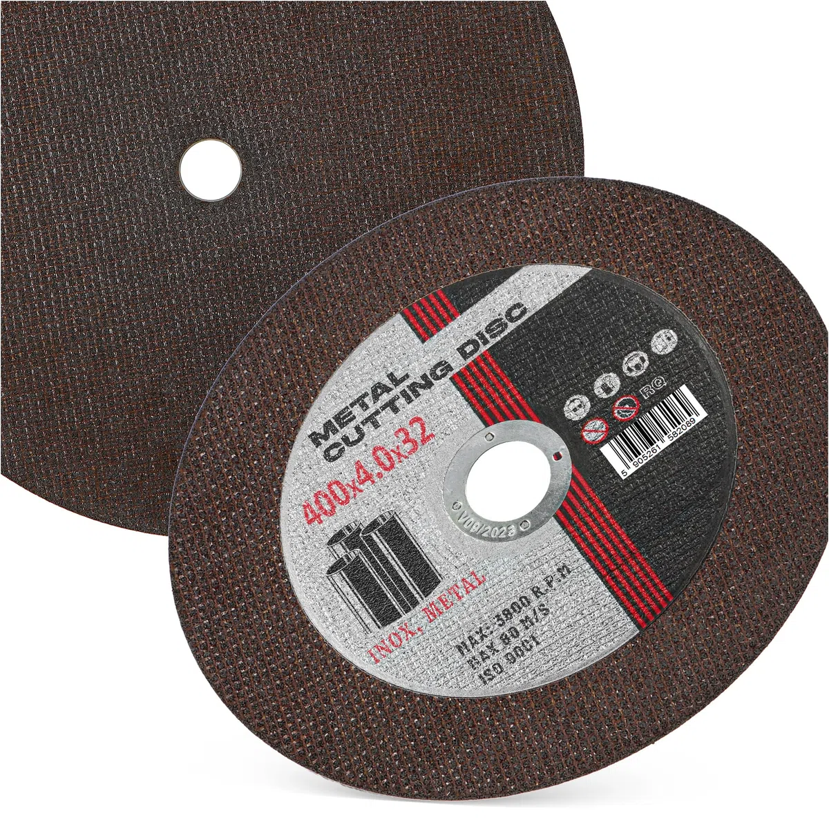 5x Disco de Corte Metal 400 mm x 32 x 4,0 mm Acero Metálico INOX Hierro Chapa Discos Amoladora Angular Herramientas Eléctricas