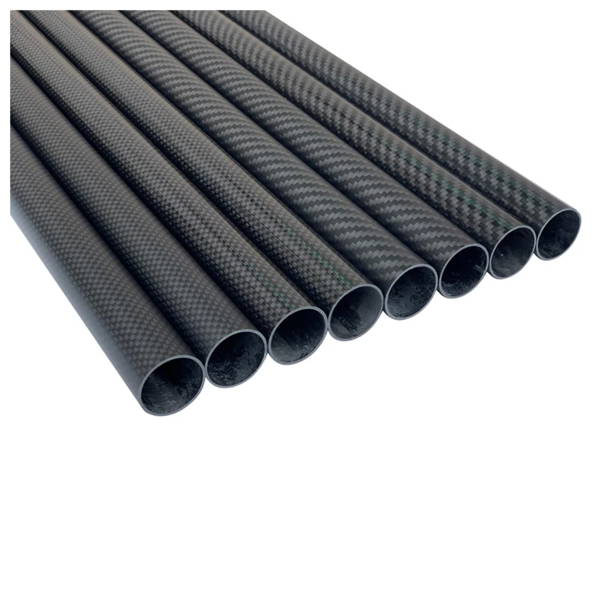 Varilla de Fibra de Carbono Tubo de fibra carbono 600 mm, compuesto dureza, tejido sarga mate Para uso industrial(8x6x600mm 1pcs)