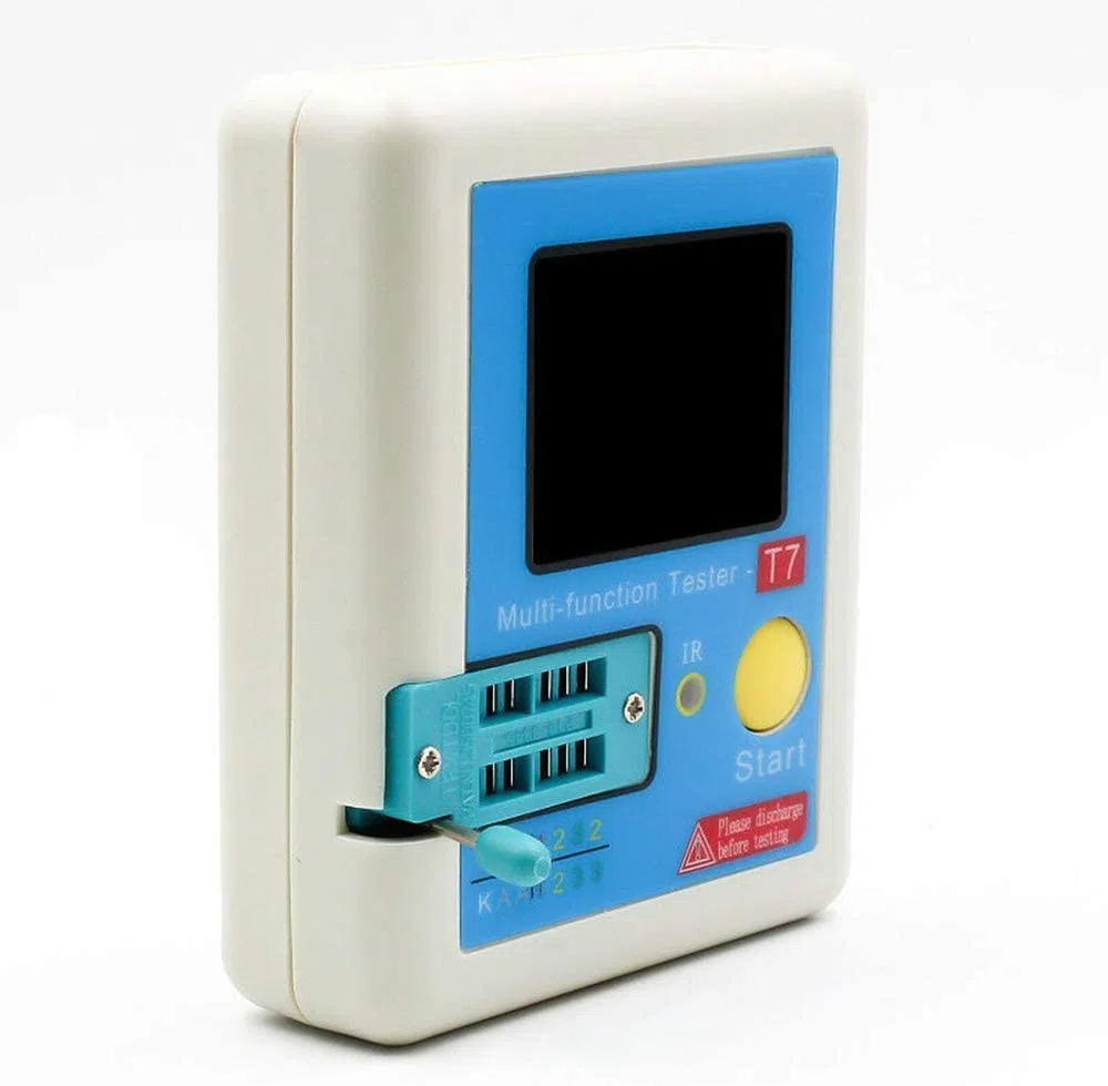 ARCELI LCR-T7 probador de transistores TFT diodo triodo capacitancia medidor LCR ESR Meter