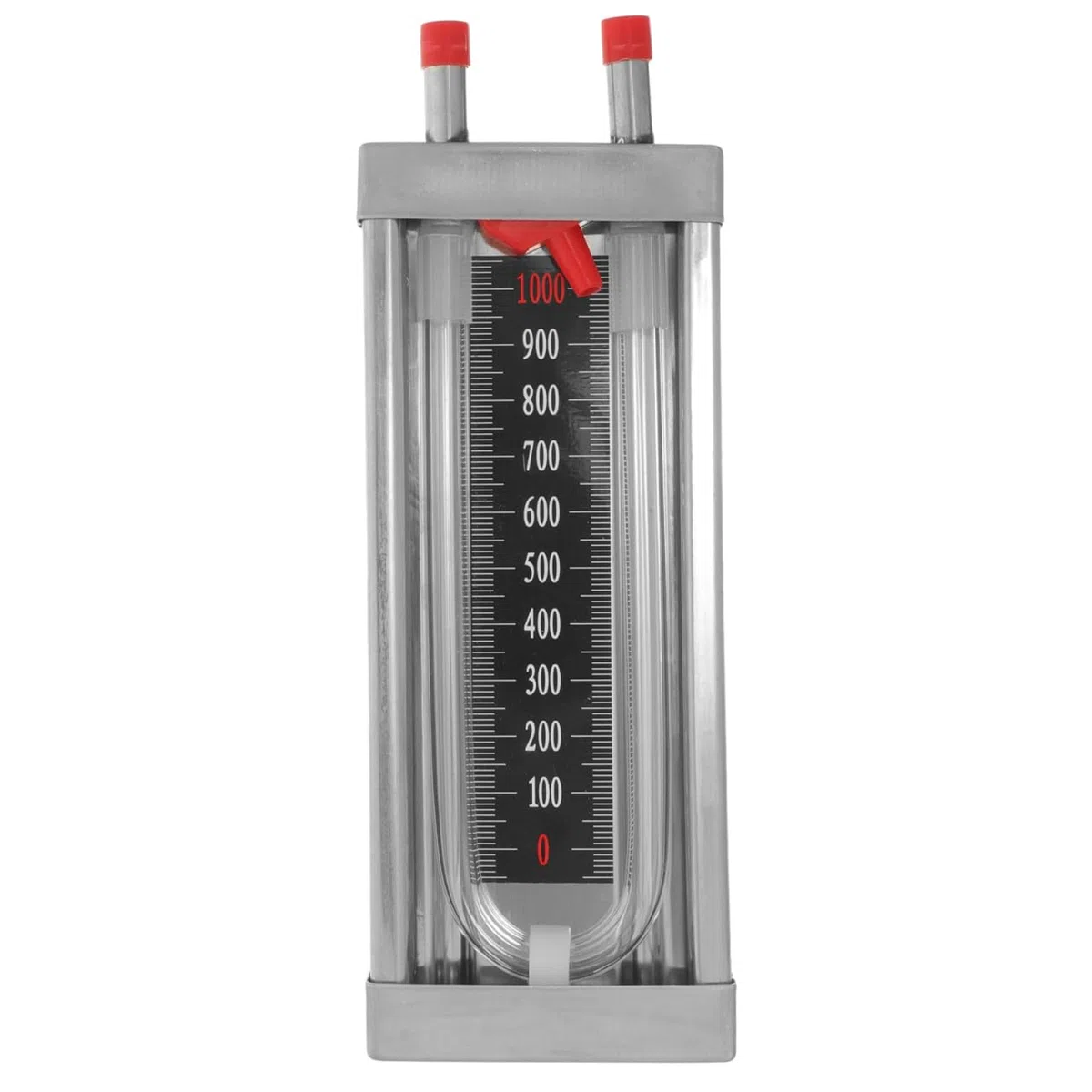 iplusmile U tubo manómetro: 0-1000PA acero inoxidable de alta precisión sensor de presión manómetro vacío indicador de presión para el hogar laboratorio