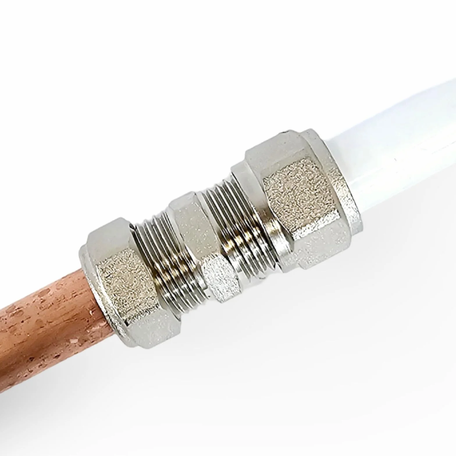 Lote de 5 accesorios reductores de manguera de 16 mm a 15 mm de cobre y plástico