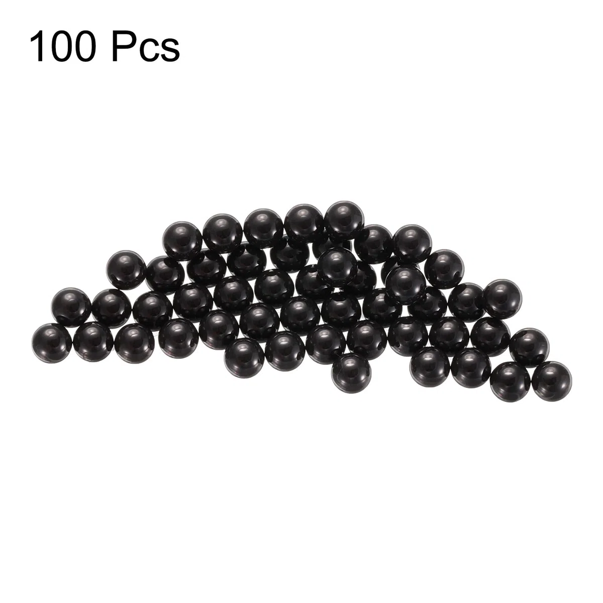 QUARKZMAN 100 Piezas de Bolas de Rodamiento Cerámicas 3/16" 4.763mm Bolas de Cerámica de Nitruro de Silicio Si3N4 de Precisión G5