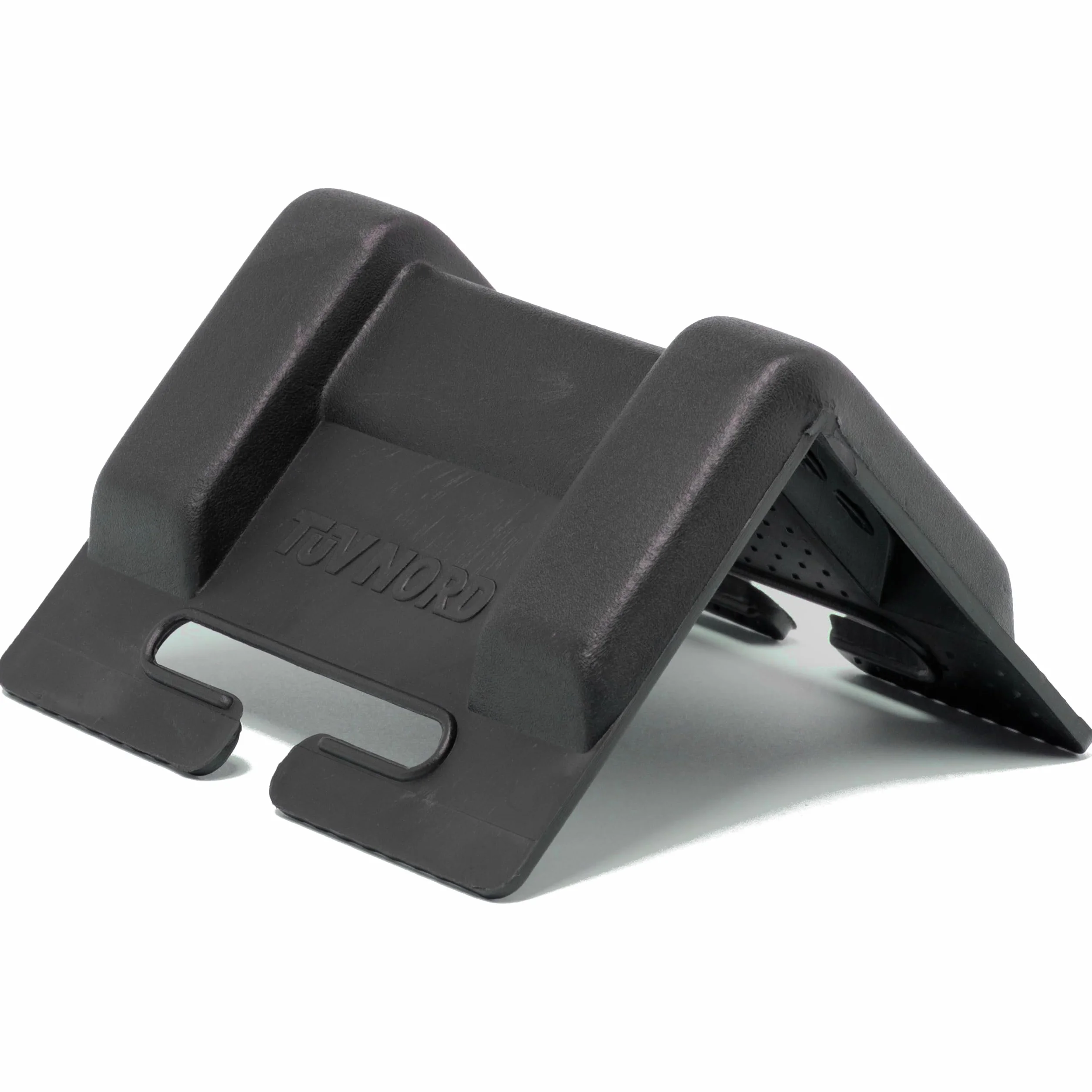 Cantonera Protectora para Bordes y Esquinas hasta 50mm - 10 o 100 Piezas - 130x100x100mm - Protección para Correas de Amarre - para Cinchas de Amarre y Camión (Negro (10 Piezas))