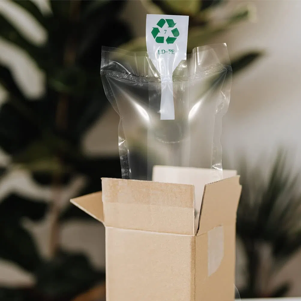 STOBOK 100 Piezas Bolsa Hinchable Antipresión Cojín Inflable De Aire Almohadas Inflables De Aire De Columna De Aire Botella De Burbujas Colchón De Aire PE Película