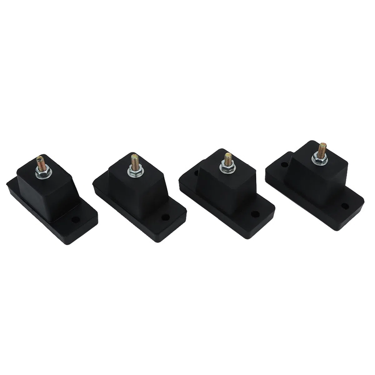 Paquete de 4 Almohadillas antivibraciones para Aire Acondicionado, Base de Almohadilla para pies a Prueba de Golpes para Soporte de Aire Acondicionado al Aire Libre