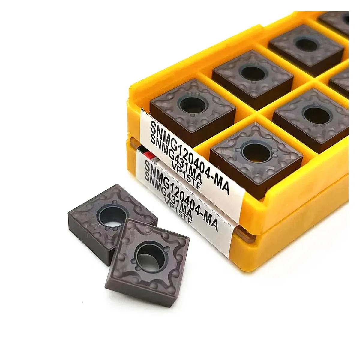 Inserto de carburo SNMG120404 SNMG120408 MA VP15TF UE6020 US735 herramienta de torno CNC de torneado cilíndrico de Metal SNMG 120404 120408(SNMG120404 US735)