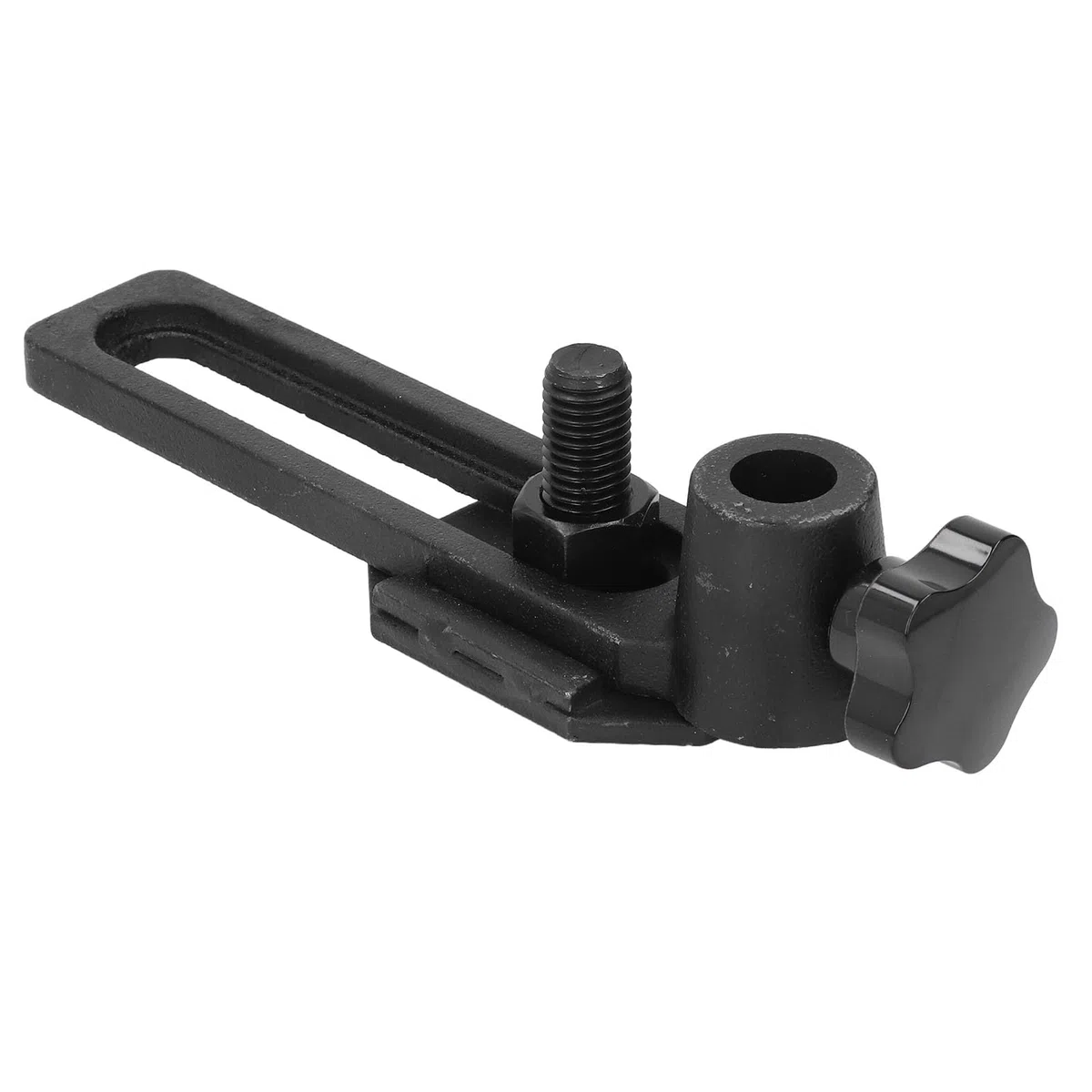 Base de Soporte para Herramientas de Torneado de Madera de Acero Fundido, Apertura de Soporte de Torno con Guía Suave para los Dedos para Poste de Columna de 5/8 Pulgadas