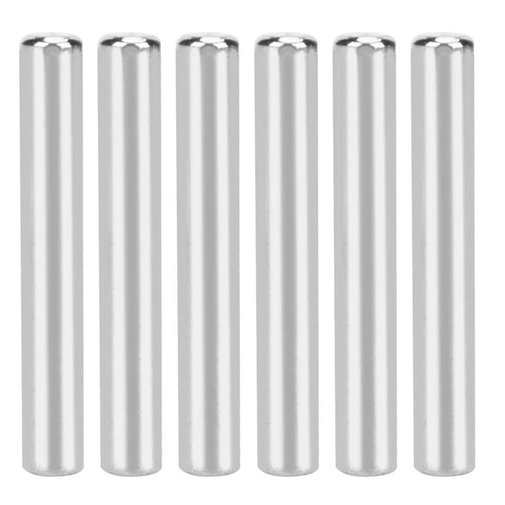 Eje de acero inoxidable de 6 piezas, eje en D de 40 mm × 6 mm Eje de engranaje Piezas de robot industrial para fabricación de automóviles de juguete Robots industriales Equipo de