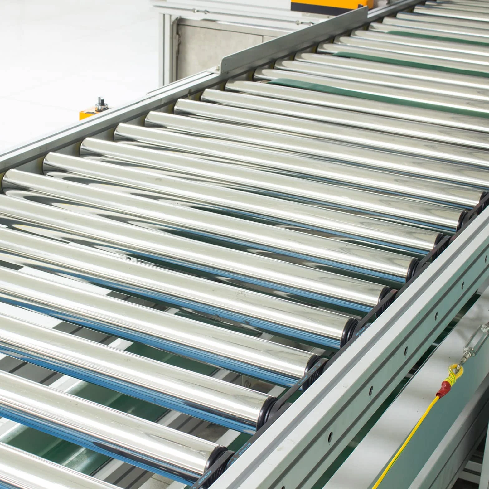 PATIKIL Transportador Rodillo 2" Diámetro 8" Longitud, Inoxidable Acero Gravedad Transmisión Reemplazo Pieza Galvanizado Extremo, Plata