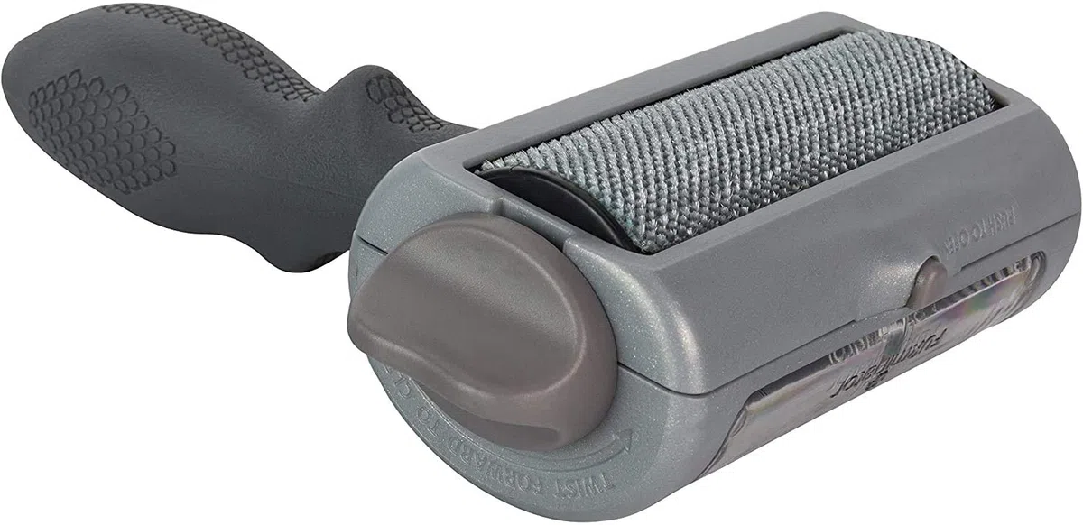 FURminator Herramienta de recogida de pelo, cepillo quitapelusas reutilizable para eliminar pelos sueltos de perros y gatos de ropa, muebles y telas