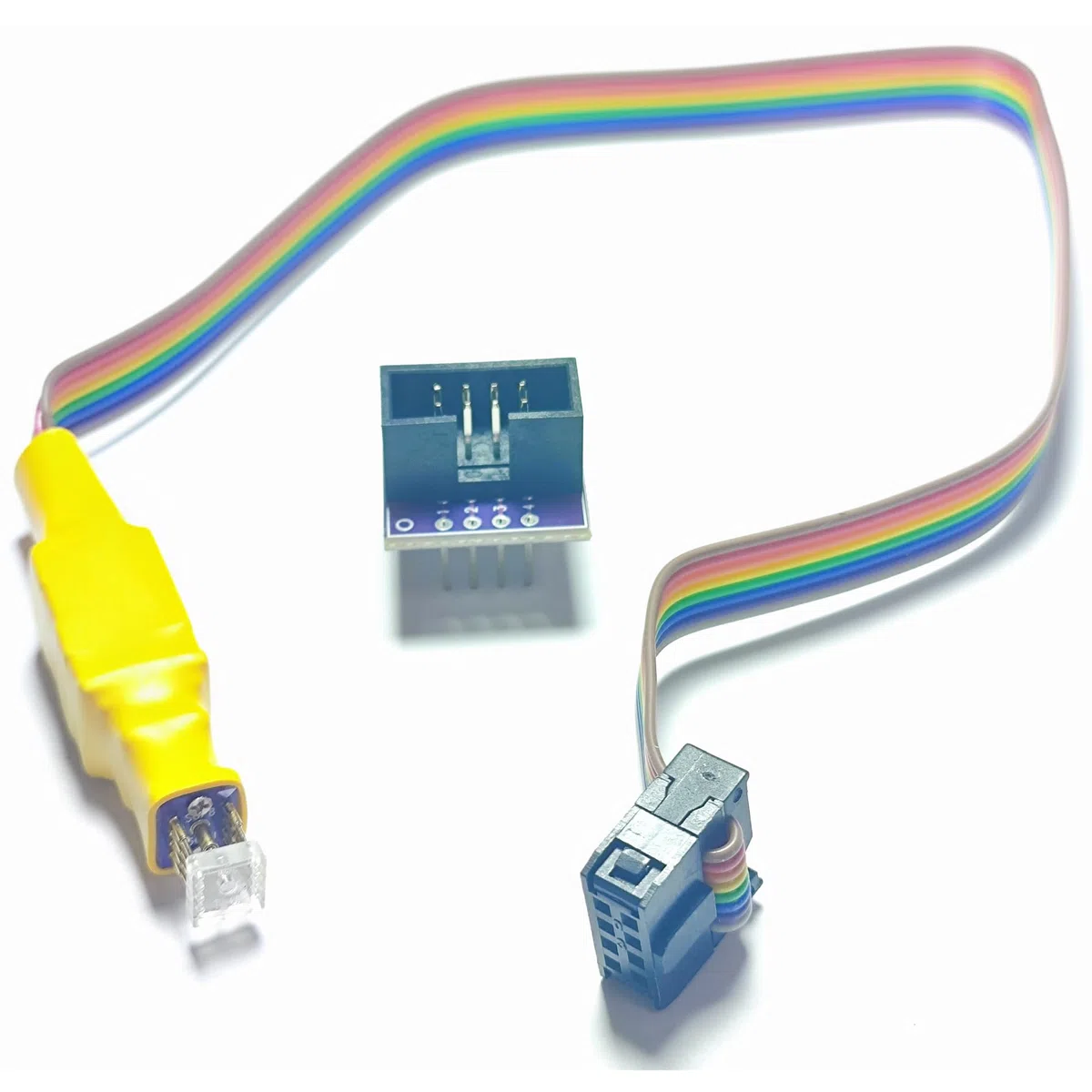 SOIC8 SOP8 Test Clip Probe Line 150mil for EEPROM 93CXX/25CXX/24CXX Circuit IC Chip Programming on USB Programmer TL866 T48 T76 RT809F RT809H