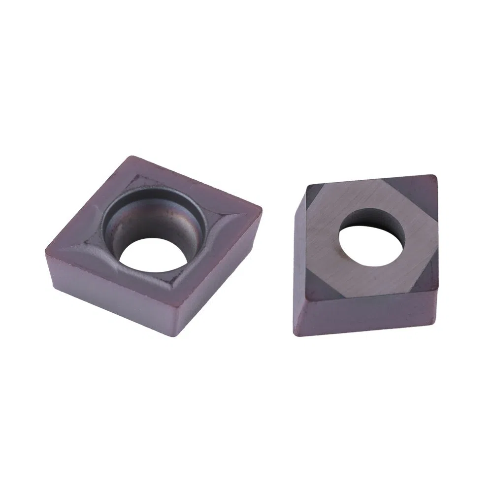 10pcs Cortador de inserto de carburo CNC, CCMT09T304 VP15TF Insertos de fresado de torno indexable Herramientas de torneado para Acero regular