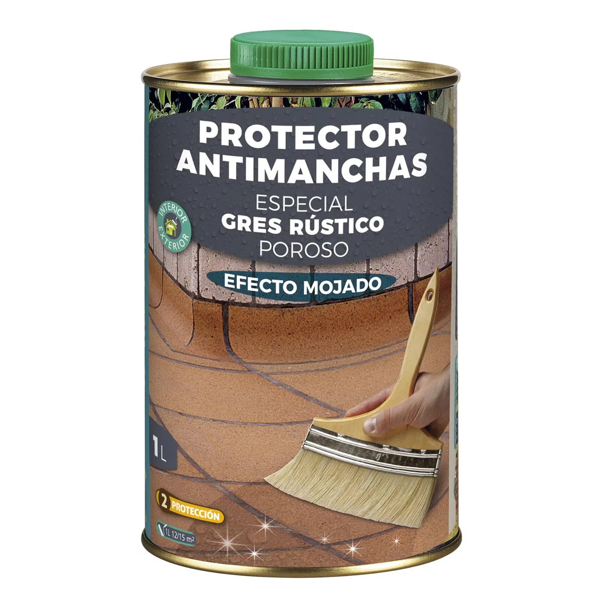 Monestir - Protector Antimanchas Suelo Baldosas Gres Rústico Poroso - 1 Litro