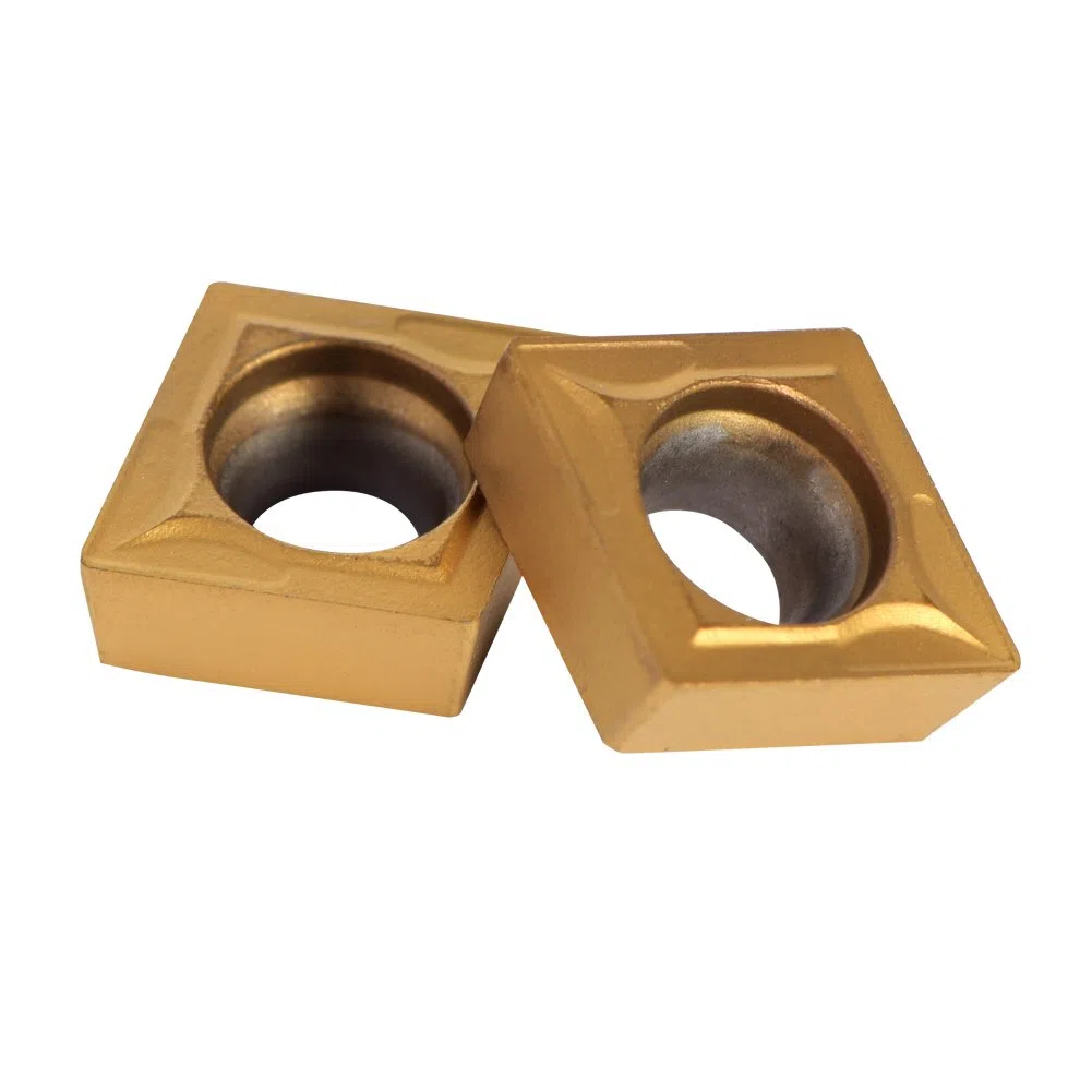 Cortador de inserto de carburo CNC 10 piezas insertos de fresado de torno indexable en forma de diamante herramientas de torneado con caja de almacenamiento, CCMT09t304 CCMT32.5