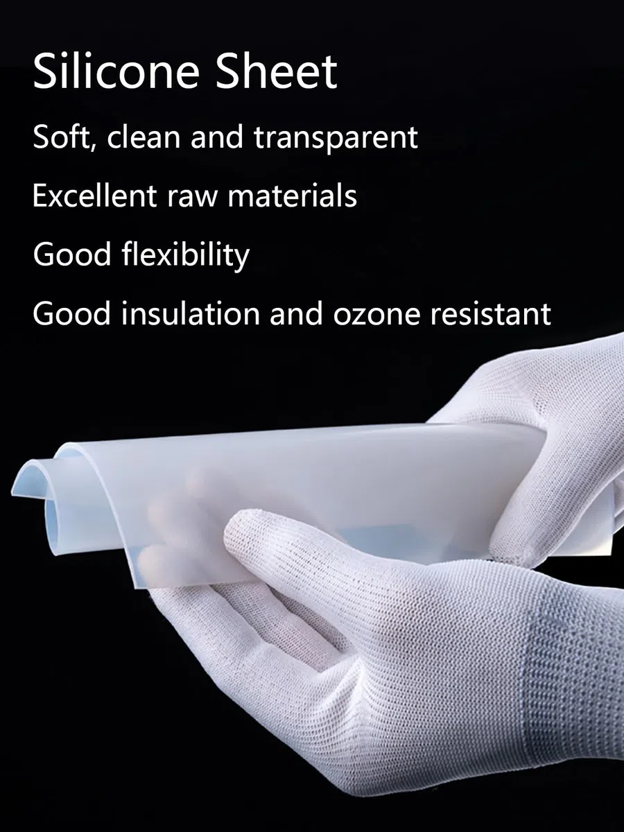 COYOUCO Lámina de caucho de silicona, 500x500x2.5/3 / 3.5 mm, grado alimenticio, material de alta temperatura para juntas Cubiertas de alimentos de bricolaje Sellado de tapas,3 * 500 * 500mm